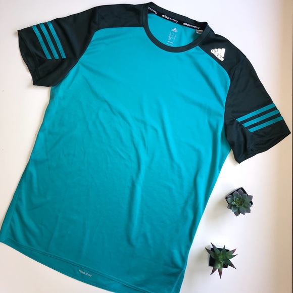 adidas Other - Adidas running climalite teal short sleeve size M